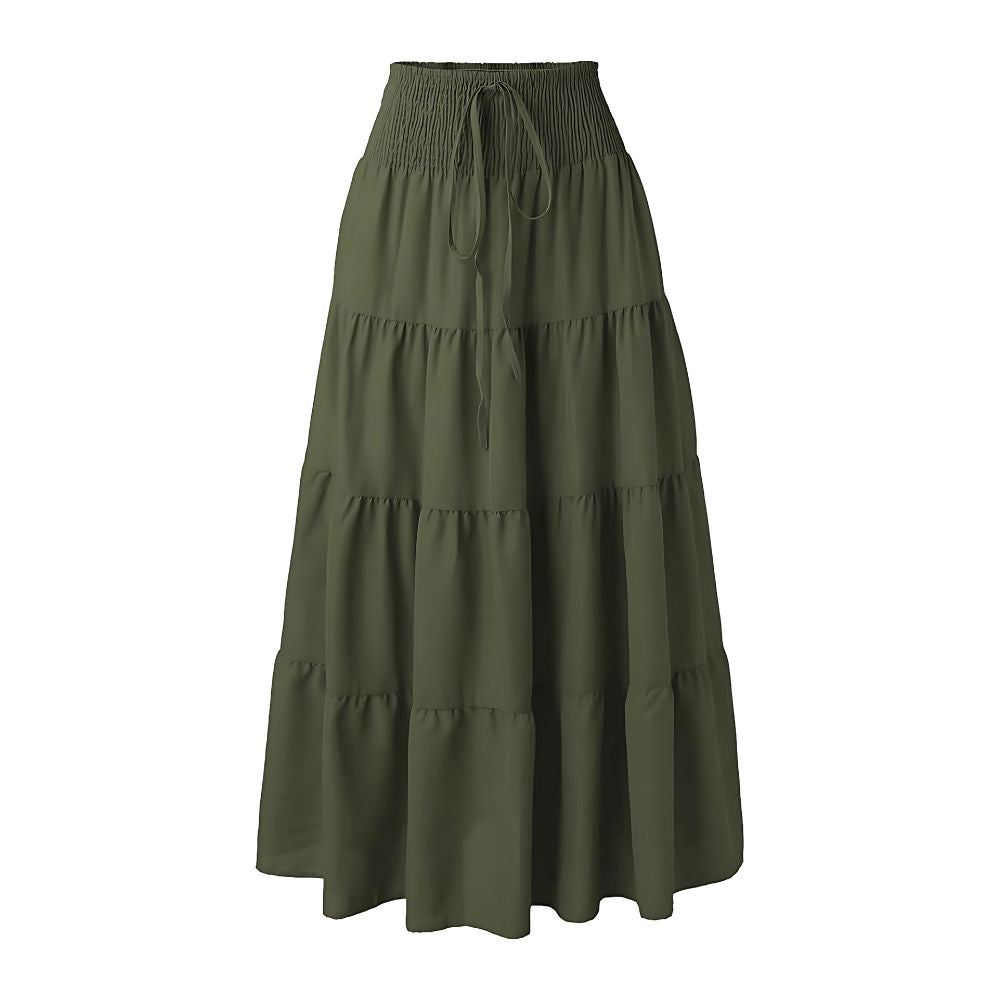 Jupe Longue Bohème Haute Taille pour Femme – Mode Élégante