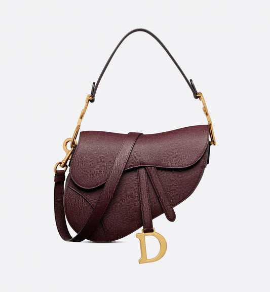 Mini Sac Bandoulière Grenat - Silhouette Iconique