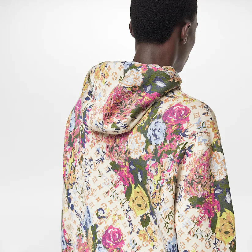 LV jacket - Motif Florale - Élégance Urbaine