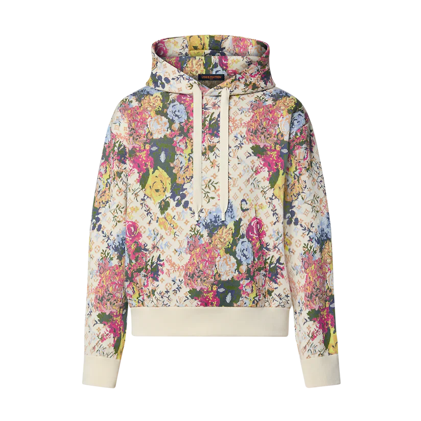 LV jacket - Motif Florale - Élégance Urbaine